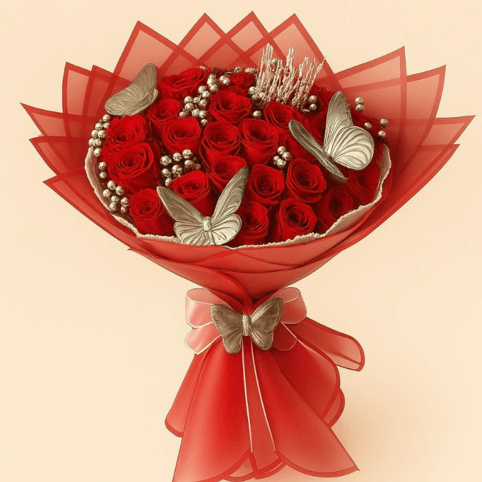 Ramo con 50 rosas rojas