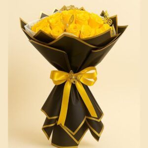 Ramo de rosas amarillas